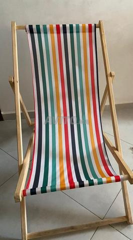 Chaise de plage en bois - 2