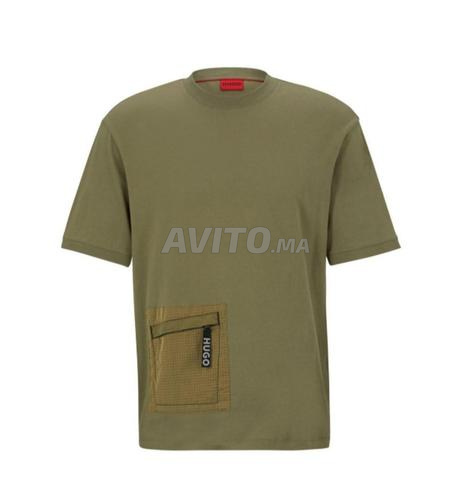 T-shirt Hugo Boss Homme Vert Kaki - 2