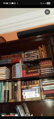 مكتبة وآلاف الكتب.
