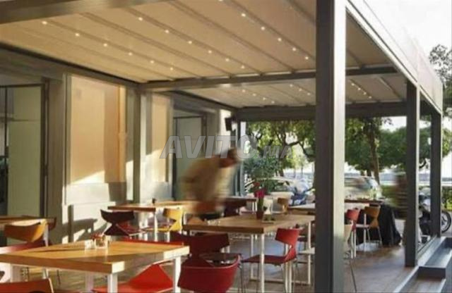 أعمال الألمنيوم زجاج واجهة محل