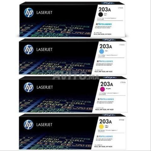 مجموعات كاملة من خراطيش حبر HP 203A أصلية جديدة