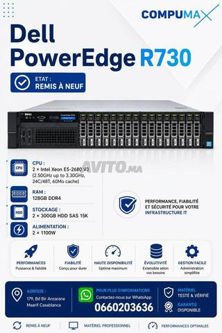 Serveur Rack Dell R730 24 Cœurs ( Remis à Neuf)