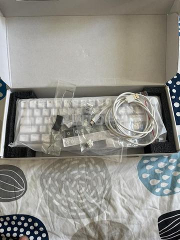 Clavier mécanique GM68 blanc et interrupteur argenté - 2
