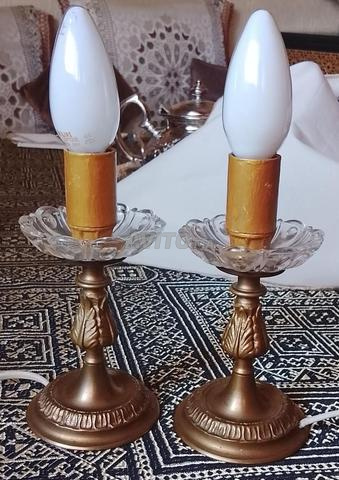 أباجورات نحاس إيطالي عتيق - 2