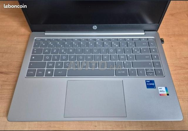 حاسوب محمول HP i7 رمادي مع فاتورة وضمان - 2