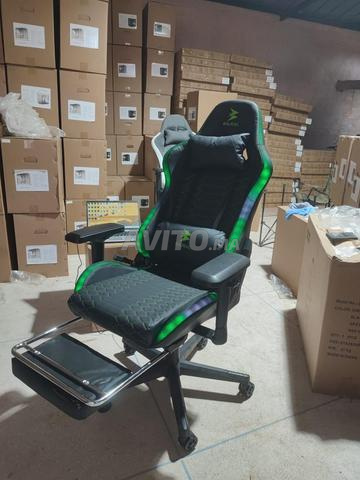 CHAISE Gaming BAJEAL Repose-Pied RGB NOUVEAU - 2