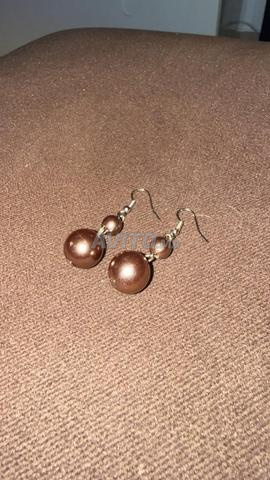 Boucles d'oreilles pendantes chics - 2