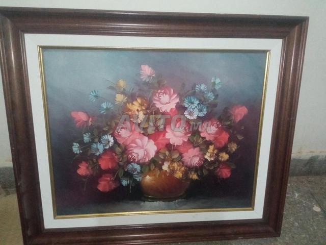 Tableau huile sur toile signé - 2