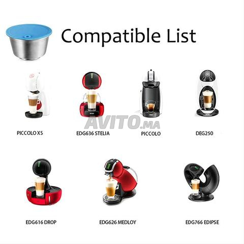 Capsule Café Nespresso Dolce gusto Inox