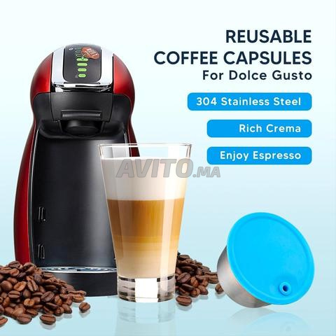 Capsule Café Nespresso Dolce gusto Inox - 2