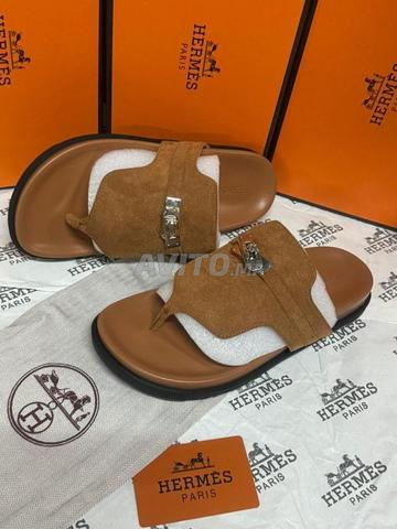 Sandale Hermès en Vrai Cuir HR8216 - 2