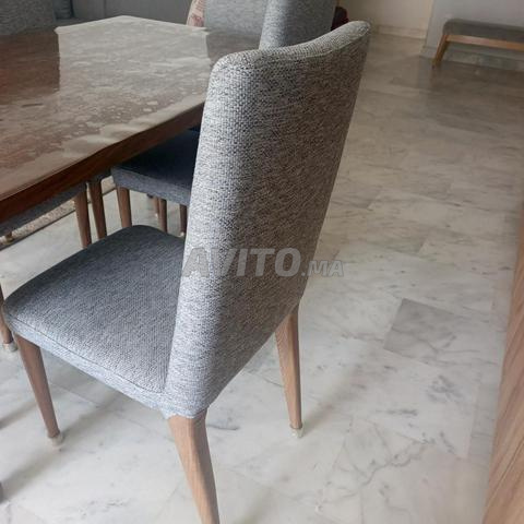 طاولة طعام مع 6 كراسي - 2