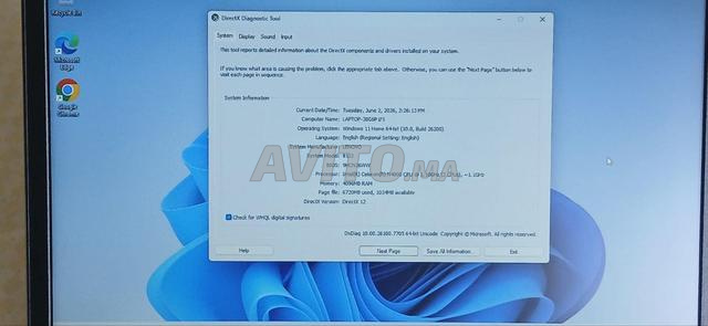 كمبيوتر محمول لينوفو سيليرون N4000 - 4 جيجا رام - 2