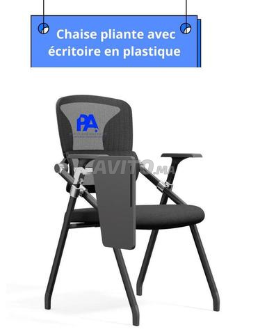 Chaise bureau piètement PVC / Vestiaire - 2