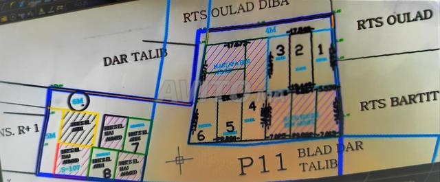 Terrain de 97 m² à El Brouj près de Dar Talib