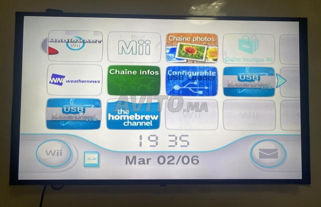 Nintendo wii bleue flashée - 2