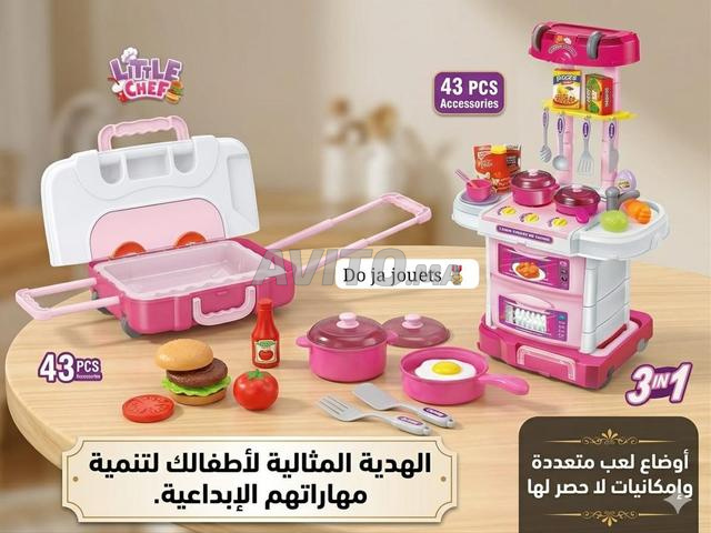 Cuisine enfant 3 en 1 – 43 pièces, valise 77 cm 🎁 - 2