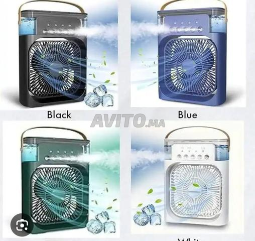 مروحة تبريد مع بخاخ USB قابلة للشحن - 2