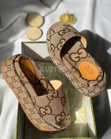 Sandale Gucci à plateforme GC8390