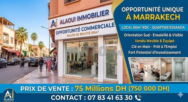 Local équipé et meublé pour projet coiffure