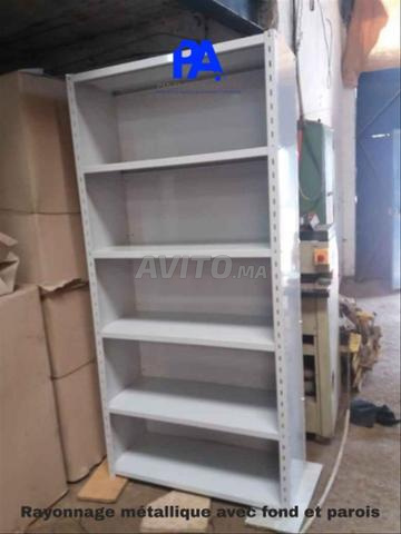 Rayonnage métallique avec croisillon en stock - 2