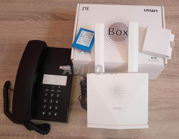 Routeur wifi 4G inwi zte k10 batterie