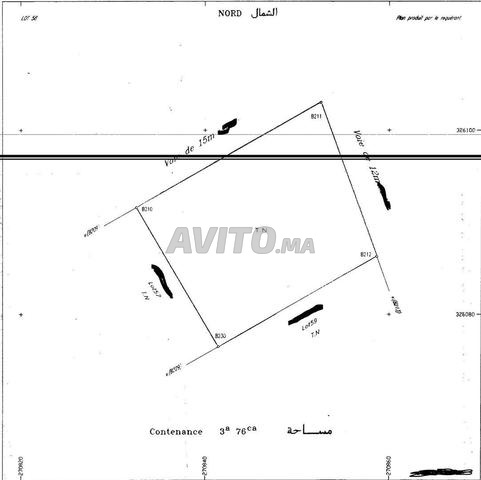 Terrain d'angle 376 m2 constructible - Tamaris 2 - 2
