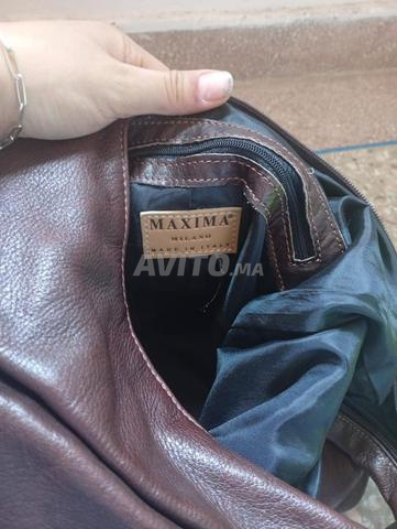Sac bandoulière italien de luxe en cuir véritable - 2