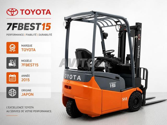 Chariot élévateur électrique Toyota 7FBEST15