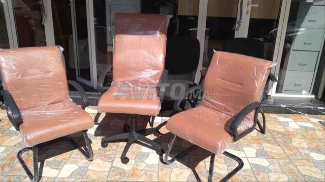 Pack fauteuil en simili cuir \ chaise de bureau - 2