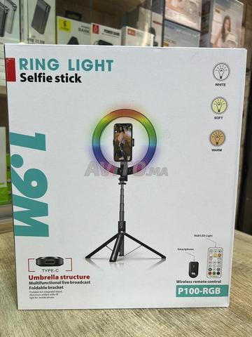 💡 Ring Light RGB P100 حامل ثلاثي 1.8 متر