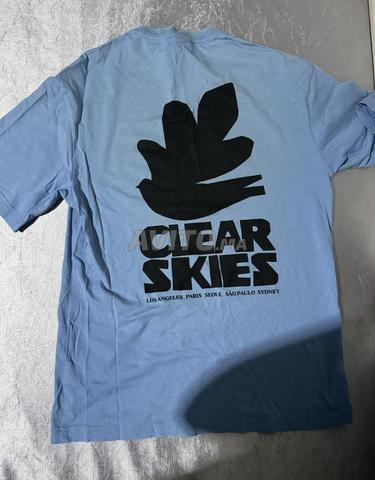 T-shirt H&M bleu ciel imprimé S - 2