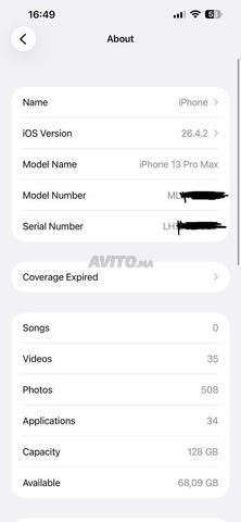 iPhone 13 Pro Max, état neuf, bienvenue - 2