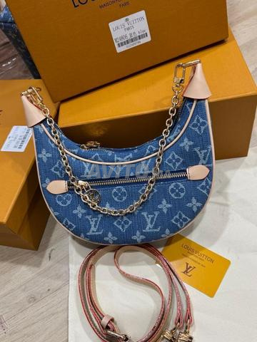 حقيبة لويس فويتون أنيقة من قماش الجينز LV710 - 2