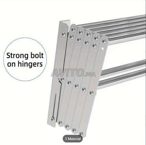Sèche-Linge Extensible Mural En Aluminium 60cm - 2