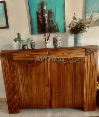 Buffet art déco bois massif acajou