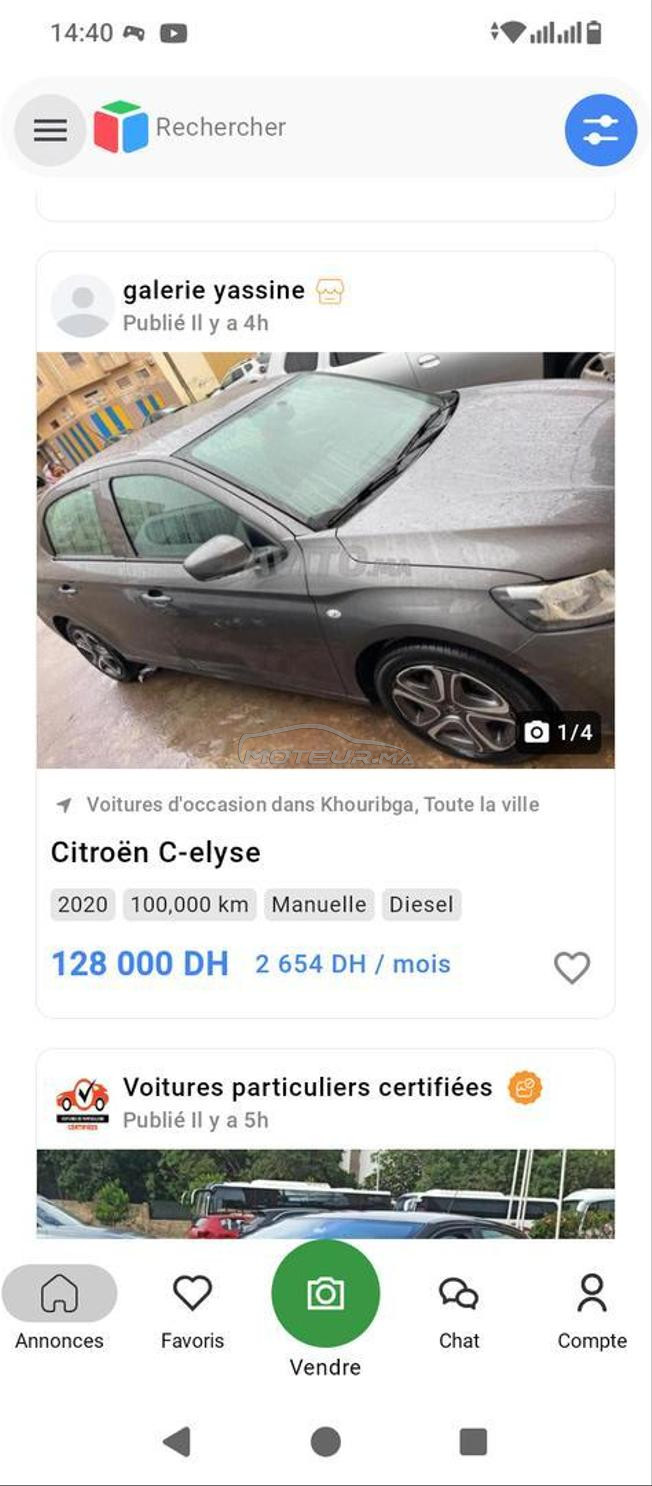 vehicule en excellent etat