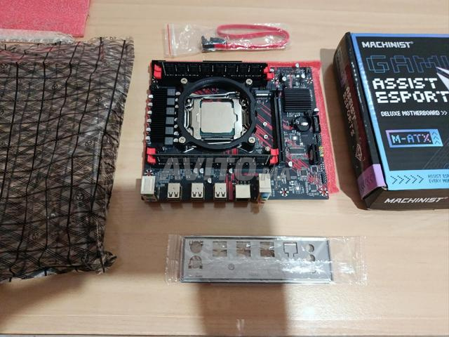 لوحة أم X99 V3 معالج 12 نواة وذاكرة وصول عشوائي 16 جيجابايت