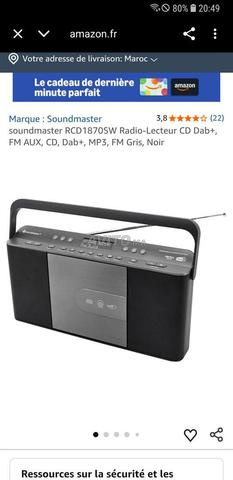 Radio numérique portable Soundmaster - 2
