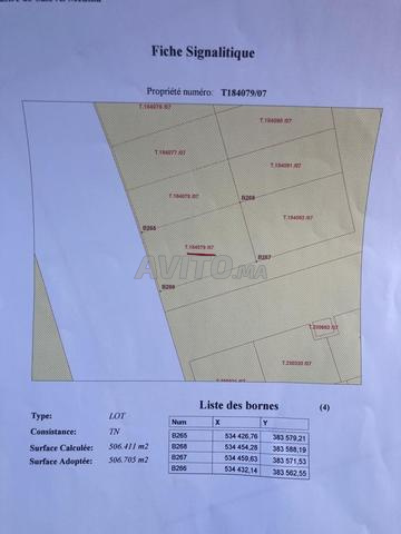 Terrains à vendre sur avenue principale