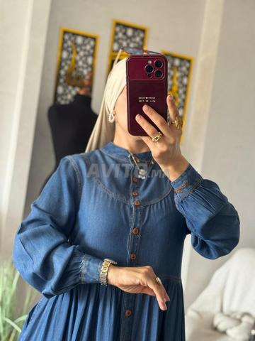 🌸 Robe longue en jean, belle et élégante – Livraison gratuite