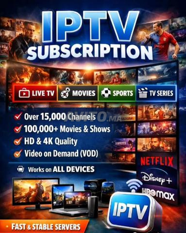 IPTV مستقر بجودة 4K Ultra HD
