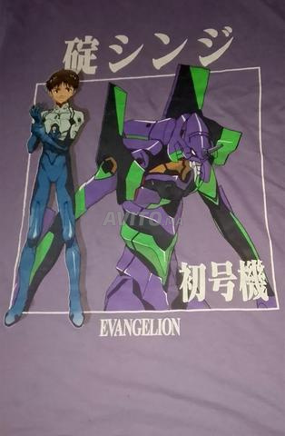 تيشيرت Evangelion أصلي XL فينتاج لمحبي الأنمي - 2