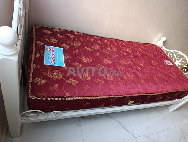 Lit avec matelas 1 place - 2