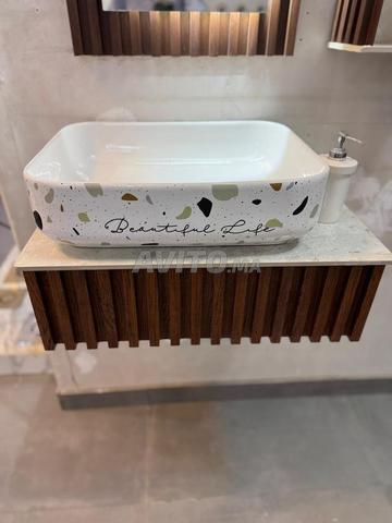Meuble vasque moderne 3 pièces - 2