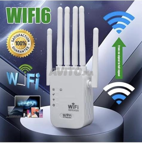 Répéteur WiFi 1200Mbps avec 6 antennes puissantes - 2