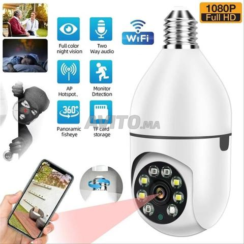 كاميرا لمبة IP-WIFI FULL HD 1080P - 2 ميجابكسل