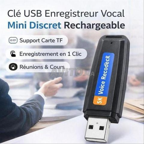 Mini enregistreur vocal numérique portable rechargeable par USB