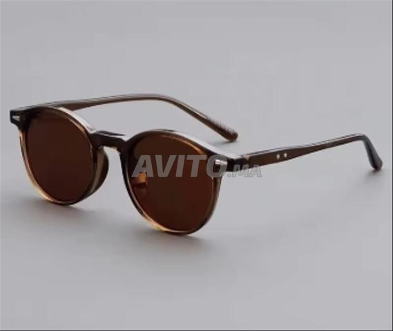 نظارات شمسية كلاسيكية مستديرة للجنسين 🕶️