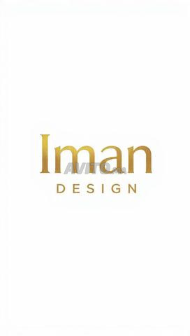 Conception logo luxe professionnel iman design à 200 dh
